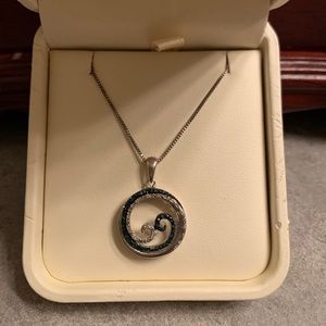 Open Hearts Waves Jane Seymour Necklace